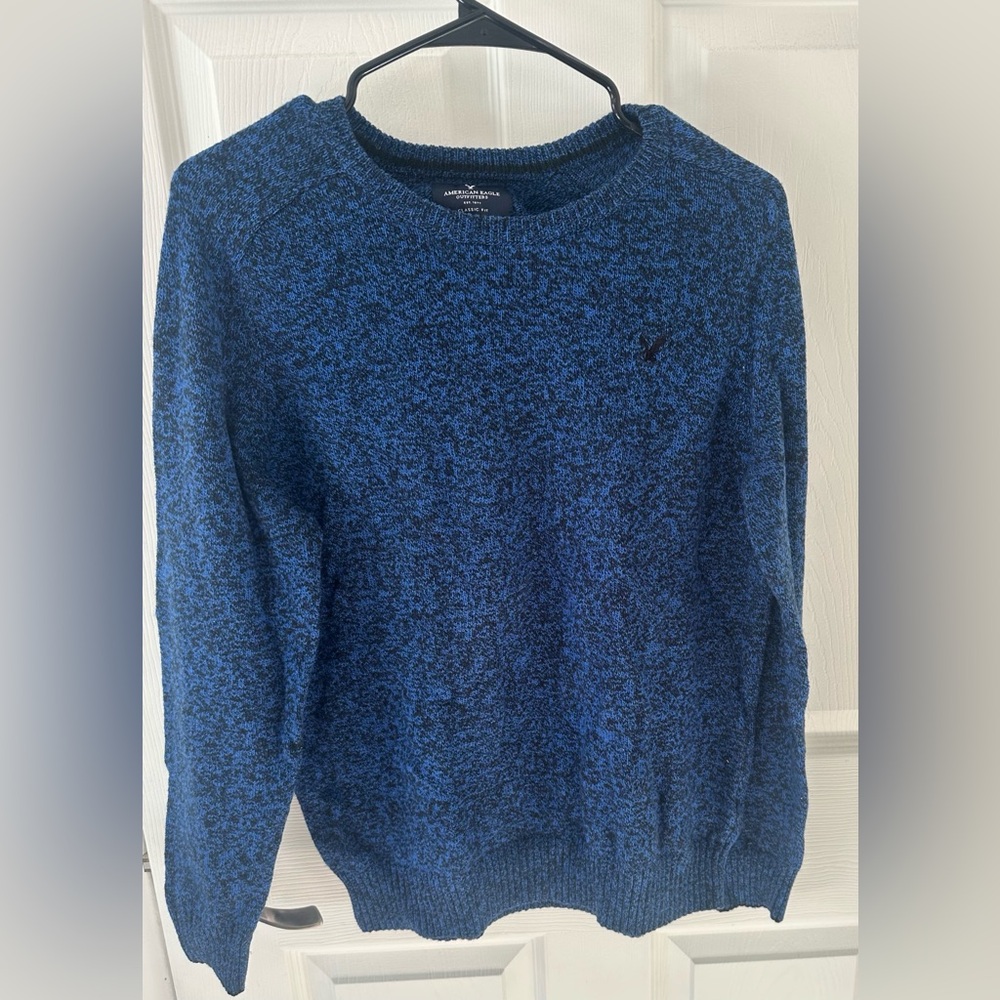 Blue and Black Knit Sweater Men’s M